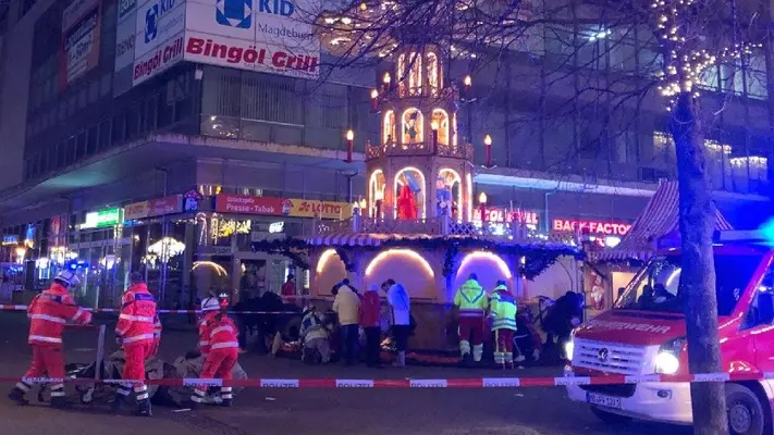 Aumenta a 5 el número de personas muertas tras ataque a mercado navideño en Alemania
