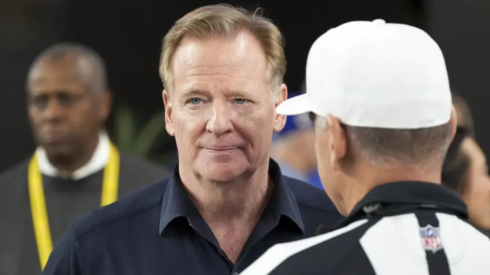 Roger Goodell, comisionado de la NFL | AP