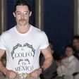 Camiseta "El Golfo de México" del diseñador Patricio Campillo en el New York Fashion Week