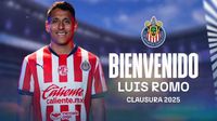 ¡Oficial! Chivas presenta a Luis Romo como refuerzo para el Clausura 2024