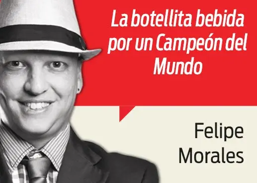 La botellita bebida por un Campeón del Mundo