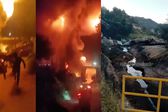 VIDEO: Explota pipa en la autopista México–Tuxpan tras caer de un puente en Hidalgo