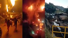 VIDEO: Explota pipa en la autopista México–Tuxpan tras caer de un puente en Hidalgo
