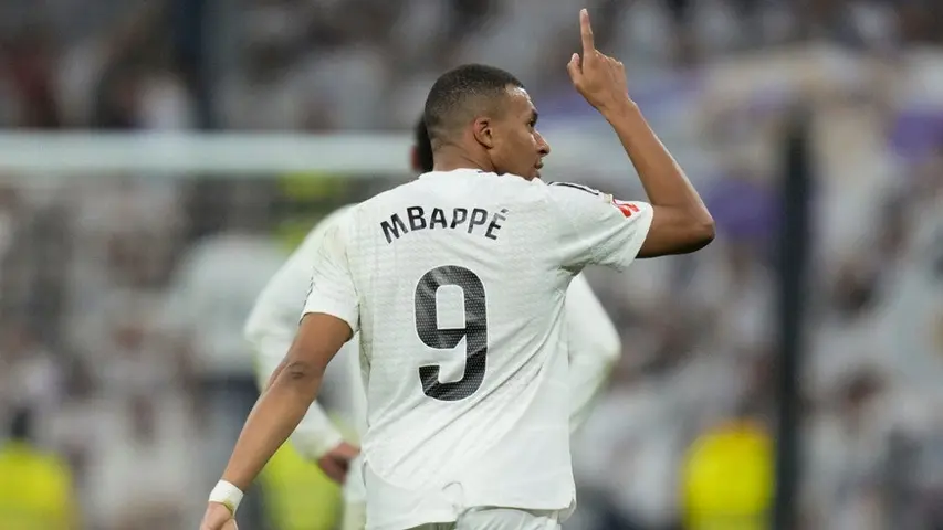 Kylian Mbappé con Real Madrid | AP