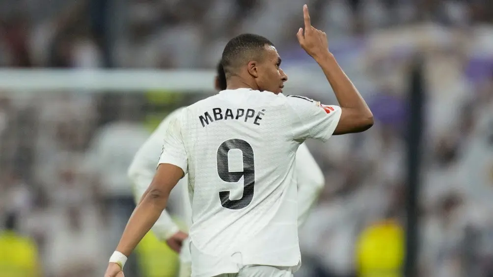 Kylian Mbappé con Real Madrid | AP