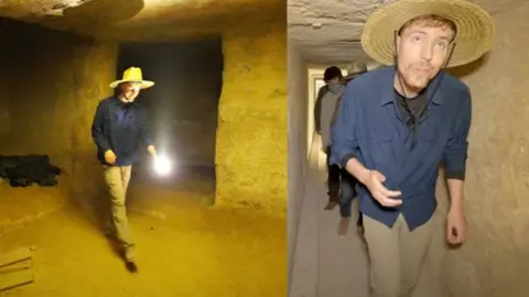 Mr. Beast tuvo acceso a zonas prohibidas de las Pirámides de Egipto ¿Qué vió?
