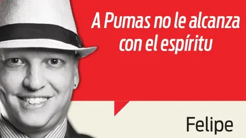 A Pumas no le alcanza con el espíritu