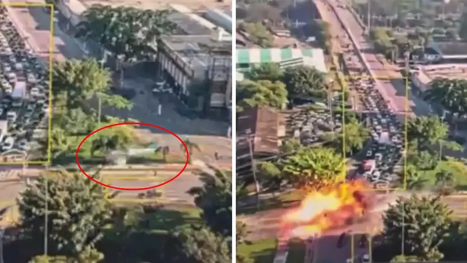 VIDEO: Avioneta cae de emergencia sobre avenida en San Paulo, Brasil