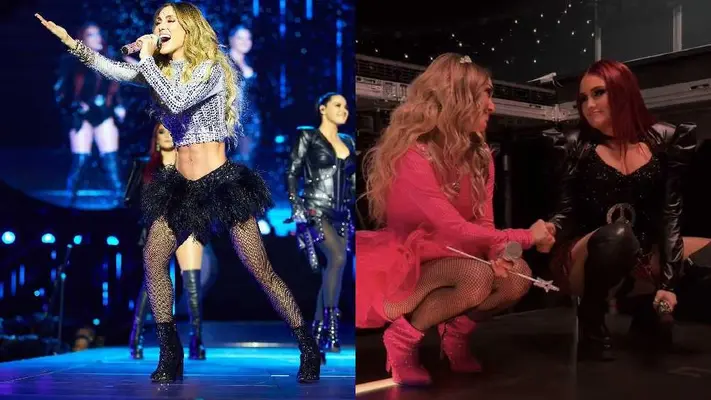 Anahí recuerda video junto a Dulce María del último concierto de RBD ¿Habrá reencuentro?