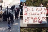 Caos vial por bloqueo en circuito interior por presuntos alumnos de la Prepa 2 de la UNAM