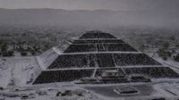 Teotihuacan amanece blanco intensa granizada sorprende a visitantes y habitantes