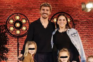 ¡Al filo de la butaca! Hijo de Antoine Griezmann fue captado apoyando a su padre durante el Derbi Madrileño