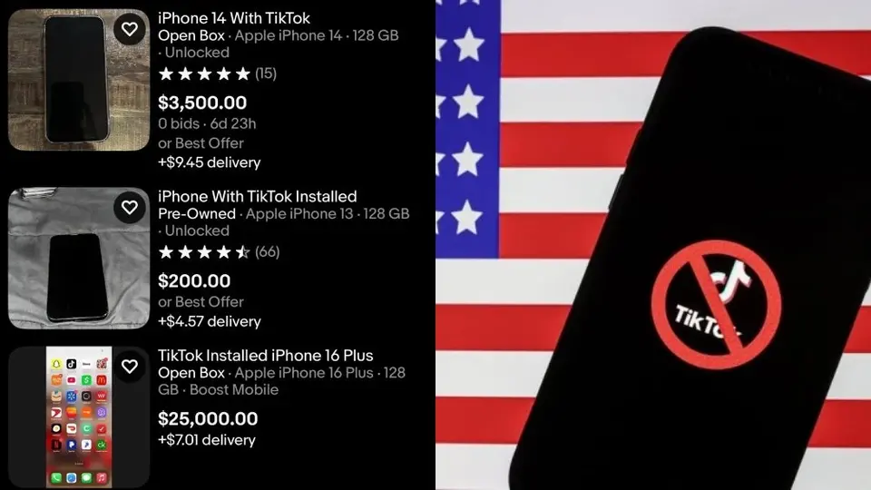 iPhones con TikTok instalado se venden por miles de dólares en eBay
