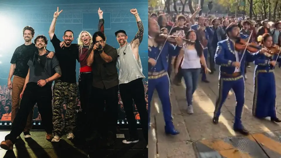Linkin Park en México: Entre mariachis y regalando tamales antes de su concierto