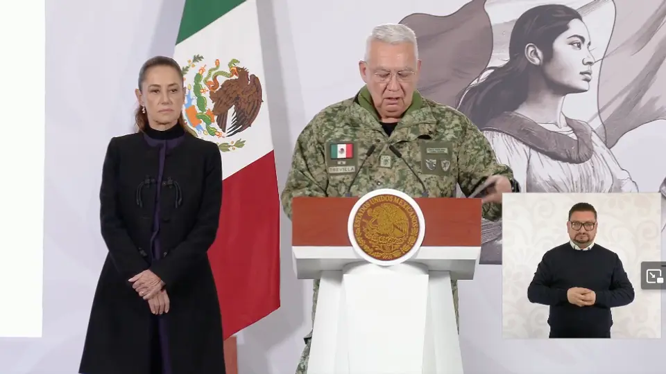 El secretario de la Defensa Nacional, Ricardo Trevilla Trejo, explicó que el capo cayó al visitar a una pareja sentimental / Especial