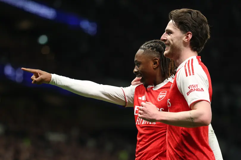 Eberechi Eze y Declan Rice | AP