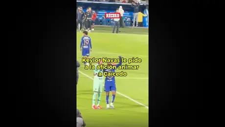 Keylor Navas Le Pide A La Afición Animar A Caicedo