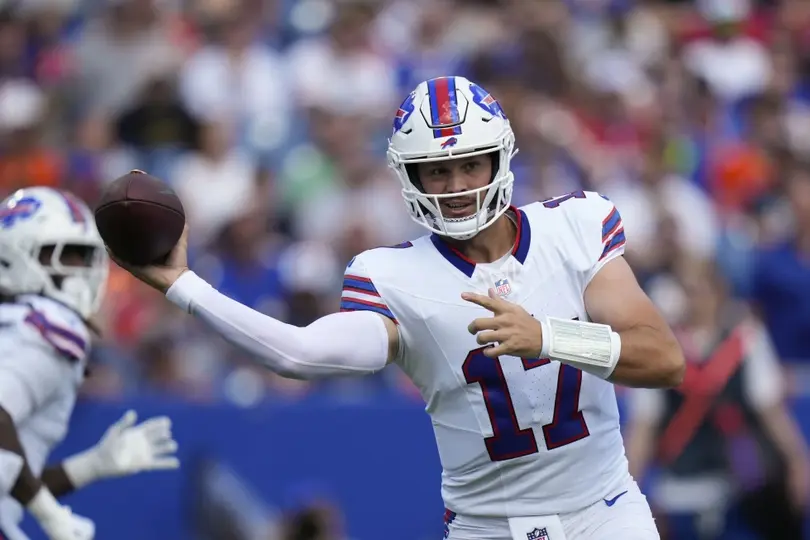 Josh Allen, mariscal de campo de Bills | AP