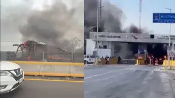 Transportistas enfrentaron retrasos por bloqueos en tramos estratégicos del país./ X