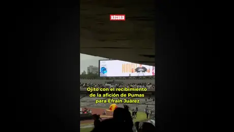 Ojito Con El Recibimiento De La Afición De Pumas Para Efraín Juárez