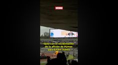 Ojito Con El Recibimiento De La Afición De Pumas Para Efraín Juárez