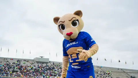 Goya, la nueva mascota de Pumas, en el Estadio Olímpico Universitario | IMAGO7