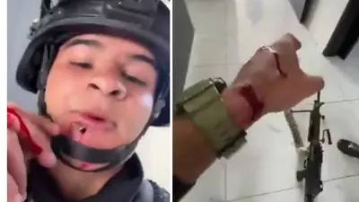 VIDEO: Militares y Guardia Nacional muestran impactantes secuelas tras enfrentamiento con el CJNG
