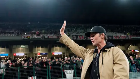Tom Brady presente en un partido del AC Milan | AP