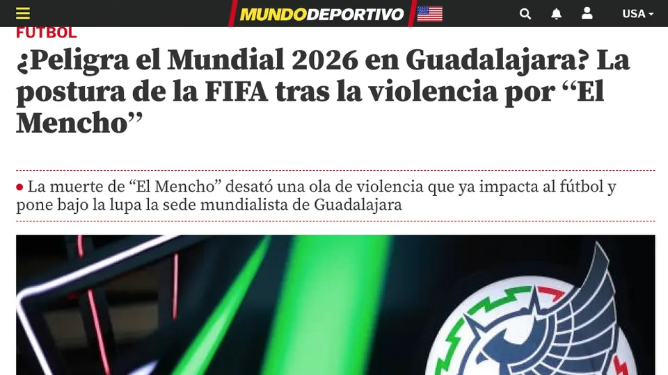 Nota de Mundo Deportivo l CAPTURA
