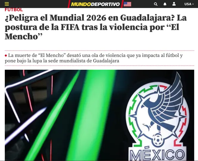 Nota de Mundo Deportivo l CAPTURA