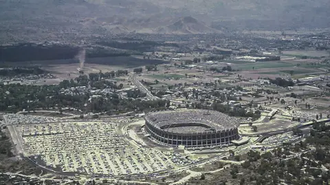 Estadio Azteca en su inauguración | MEXSPORT