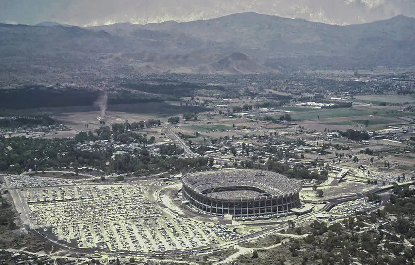 Estadio Azteca en su inauguración | MEXSPORT