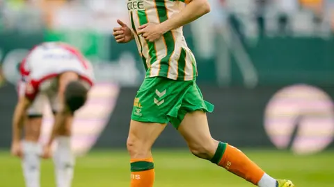 Fidalgo durante un partido con Real Betis l INSTA: @alvarofidalgo