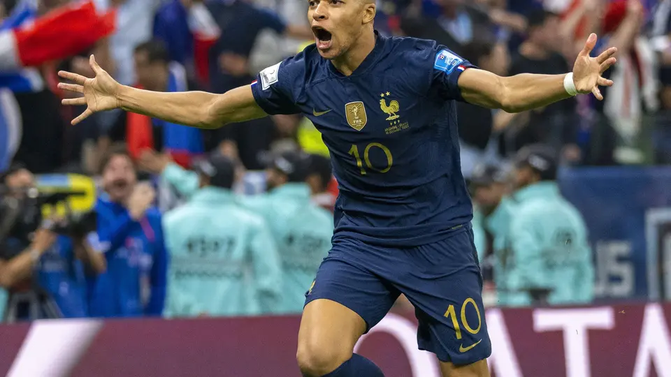 Kylian Mbappé en celebración con Francia en la Copa Mundial Qatar 2022 | MEXSPORT