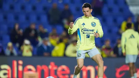 Álvaro Fidalgo en un entrenamiento con América l MEXSPORT