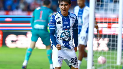 Elías Montiel tras anotar su gol | MEXSPORT