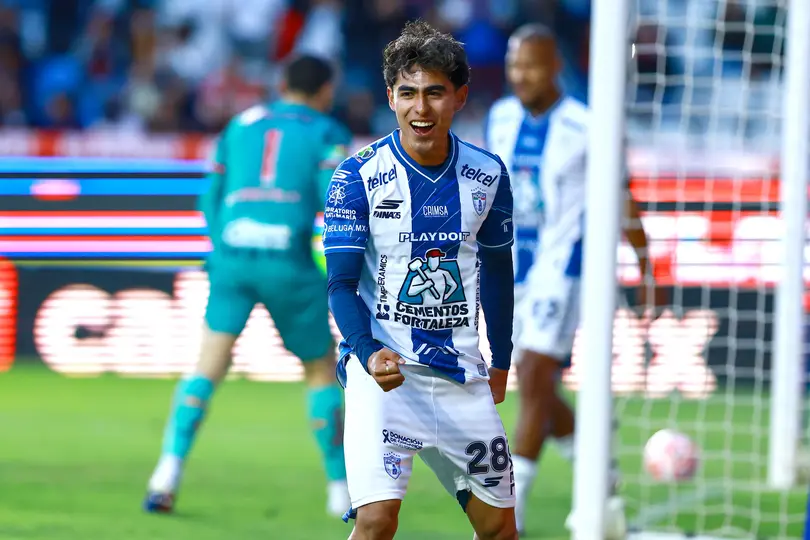 Elías Montiel tras anotar su gol l MEXSPORT