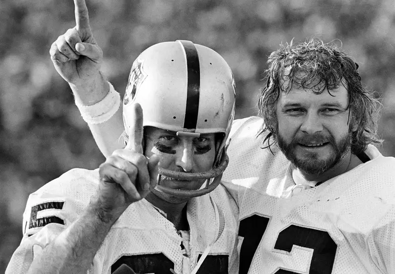 Fred Biletnikoff y Ken Stabler, leyendas de los Raiders | AP