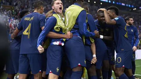 Jugadores de la Selección de Francia en celebración durante la Copa Mundial Qatar 2022 | MEXSPORT