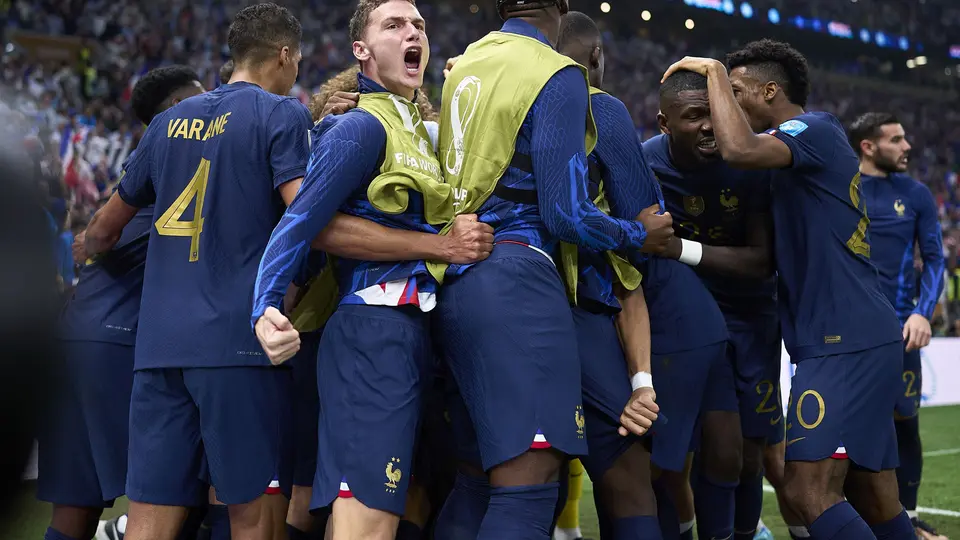 Jugadores de la Selección de Francia en celebración durante la Copa Mundial Qatar 2022 | MEXSPORT