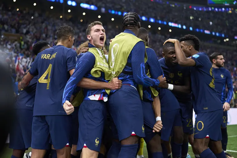 Jugadores de la Selección de Francia en celebración durante la Copa Mundial Qatar 2022 | MEXSPORT