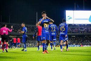 Robert Morales celebra su gol en el triunfo ante América en el Clausura 2026 de la Liga MX | IMAGO 7