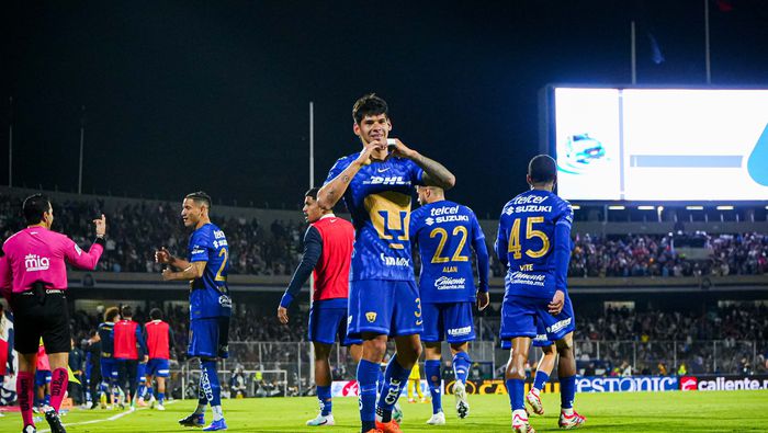 Robert Morales celebra su gol en el triunfo ante América en el Clausura 2026 de la Liga MX | IMAGO 7