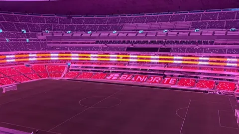 Nuevas luces en el Estadio Banorte | X: @GrupoOllamani