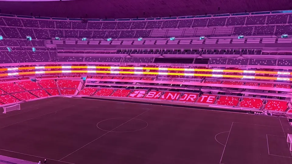 Nuevas luces en el Estadio Banorte | X: @GrupoOllamani