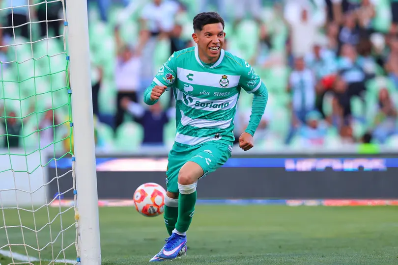 Aldo López celebra su gol l MEXSPORT