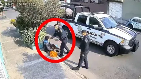 VIDEO: Policía de CDMX golpea a joven jardinero en Coyoacán y desata indignación