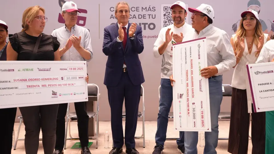 Mujeres emprendedoras podrán obtener préstamos sin intereses mediante esquemas grupales en Puebla./ Gobierno de Puebla