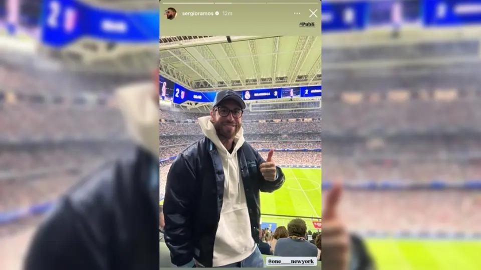 Sergio Ramos en el Santiago Bernabéu l Ig:sergioramos