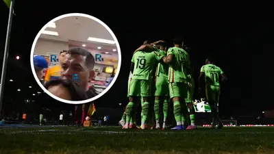 ¡Tremendo pleito! Aficionados de Tigres terminan huyendo en conato bronca con seguidores de Bravos de Juárez
